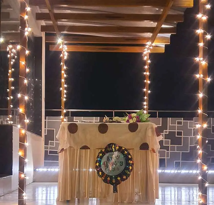 JD Sky Dine rooftop pergola seating