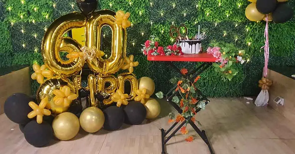 Sky Dine celebration decor